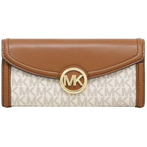 michael michael kors fulton flap continental wallet mk sig pvc|Amazon.com: Michael Kors Fulton Large Flap Continental Wallet .